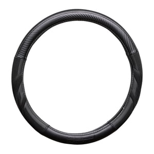 Genuine Dickies Carbon Fiber Steering Wheel Cover Black