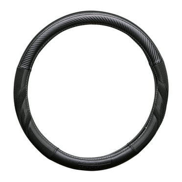 Genuine Dickies Black Carbon Fiber Dura Grip Steering Wheel Cover, 34078PWDI, 1.10 lbs