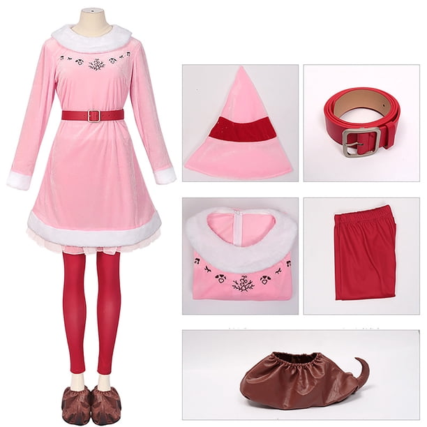 Puntoco Vestido De Navidad para Mujer Uniforme De Fiesta Vestido De Rendimiento Conjunto De Vestido De Navidad Conjunto De Falda Liquidación Puntoco Puntoco-5089