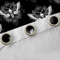 thumbnail image 4 of Feelyou Tribal Moth Curtains Pack of 2 (42x84 Each), Boho Skull Curtains Blackout, 4 of 6