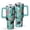 Border Collie Dog, variant on OBREWU Boston Terrier Dog and Flower Florals Tumbler with Handle and Lid,Boston Terrier Dog and Flower Florals 40oz Double Wall Vacuum Insulated Tumbler,Cups Gift for Women and Men
