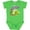 Apple Green, variant on Out of this World- cute green alien UFO Boys or Girls Baby Bodysuit