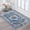 Blue/Brown/White-style-01, variant on Small Area Rug 2x3 Ft Rugs for Entryway Washable Boho Entry Rug Non Slip Door Mat Indoor Entrance Blue Printed Faux Wool Vintage Printed Kitchen Rug Throw Rugs for Entrance Kitchen Bathroom