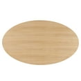 thumbnail image 6 of Modway Provision 75" Oval Dining Table in Oak, 6 of 10
