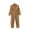 Brown, variant on KYAIGUO Kids Toddler Boys Girls Romper Summer Long Sleeve Button Jumpsuit Spring Autumn 1-7T Kids Pants Boys and Girls