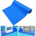 thumbnail image 1 of Tapete para escalera de piscina - Tapete protector para escalera de piscina con textura antideslizante, azul medio, 1 of 5