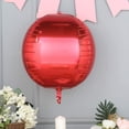 thumbnail image 2 of Efavormart 2 Pack 18" Red Aluminum Foil Round Sphere Balloon Wholesale 4D  Mylar Balloons, 2 of 10