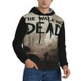 thumbnail image 3 of Unisex Men'S And Women'S Walking Dead Hoodies 3d Fashion Digital Print Cartoon Pullover Hooded Sweatshirts With Pockets, 3 of 8