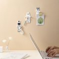 thumbnail image 4 of Jlong 1Pc Cute Wall Hooks, Animal Adhesive Hooks Sticky Coat Hook Reusable Waterproof Kids Hooks for Hanging Towels, Key, Hat, and More Bendable Hooks, 4 of 9