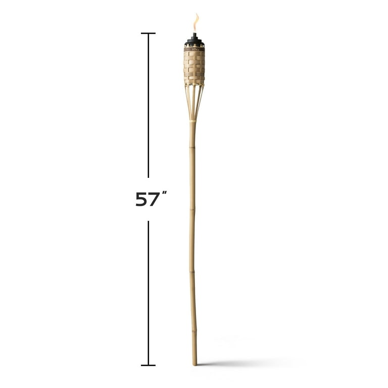 TIKI® Brand 57-inch Barbados Bamboo Torch with Easy Pour System Natural 10-pack TIKI® Brand 57-inch Barbados Bamboo Torch with Easy Pour System Natural 10-pack
