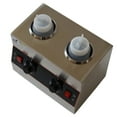 thumbnail image 2 of 2 Pot Electric Sauce Warmer Electric Food Sauce Heater with Two 650ml Bottles  Adjustable Temperature 110V, 2 of 9
