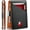 Black+Orange, variant on Fuyit Wallet for Men Slim, Genuine Leather Mens Wallet RFID Blocking Credit Card Holder with Money Clip