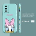 thumbnail image 3 of Case For Redmi K60E K60 K50 K40S K40 K30 9A 9 8A 8 10 Pro 4G 5G Colour Simple Liquid silicone Case Cute DONALD Daisy Mouse, 3 of 5