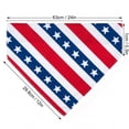 thumbnail image 6 of 4th of July Patriotic Pet Bandana, Polyester Dog Bib Scarf for Small Dogs and Cats, Independence Day Decorative Accessory for Pets,July 4th Decorations, 6 of 6