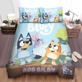 thumbnail image 1 of Cartoon Bluey Bedding Set Quilt Cover, 1 of 5