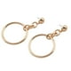 thumbnail image 1 of Pendientes colgantes de gota de aro de círculo grande para mujeres y niñas a la moda, joyería jinwen Pendientes de aro, 1 of 6