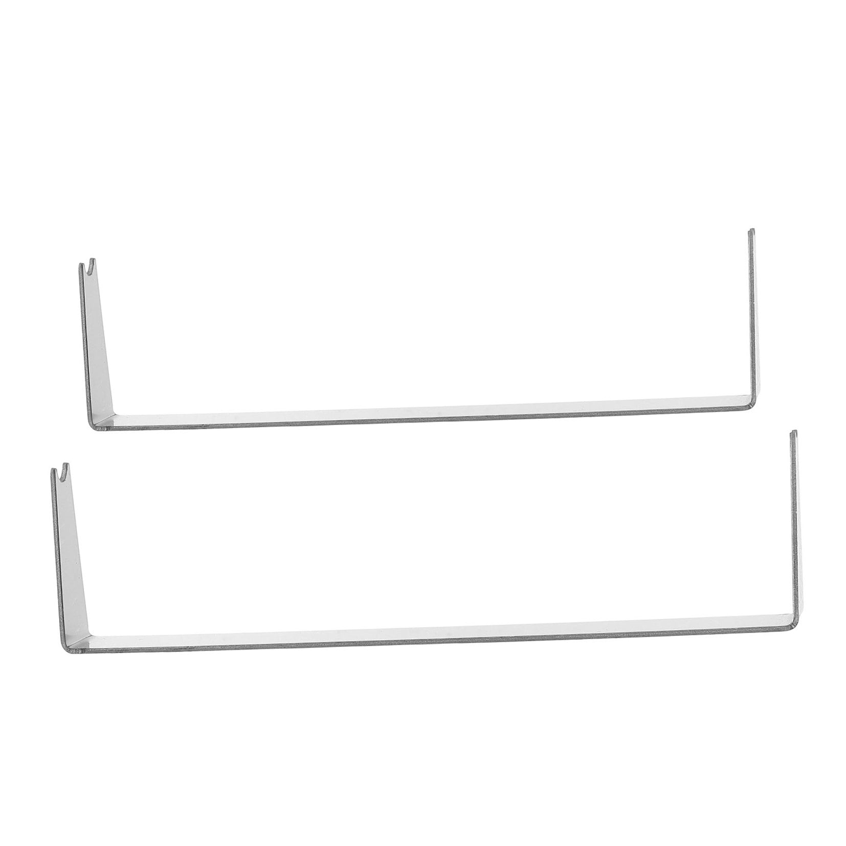 FONDOTIN 2Pcs Pottery Trimming Tool for Craftsmen Silver Stainless Steel Foot Trimmer for Pottery