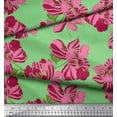 thumbnail image 3 of Soimoi Cotton Jersey Fabric Dot & Floral Artistic Print Fabric by The Yard 58 Inch Wide, 3 of 3