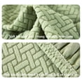 thumbnail image 5 of 1 funda de cojín de sofá de jacquard, gruesa, antideslizante, de color sólido, adecuada para sala de estar, sofá en forma de L de 1, 2, 3 o 4 plazas, 5 of 5