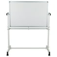 thumbnail image 6 of Flash Furniture HERCULES Series 45.25"W x 54.75"H Double-Sided Mobile White Board with Pen Tray, 6 of 13