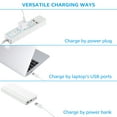 thumbnail image 4 of TORCHSTAR Dimmable LED Desk Lamp, 26 LEDs Flexible Study Clamp Table Lamp, Memory Function, Eye-Care, Touch Control, 5W, USB Powered, ETL-Listed Power Adapter, for Bedroom Office Reading Work, White, 4 of 7
