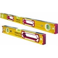 thumbnail image 4 of Stabila 37816 48-Inch and 16-Inch Aluminum Box Beam Level Set, Yellow, 4 of 5
