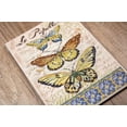 thumbnail image 4 of Counted Cross Stitch Kit Vintage Wings-Le Papillons Leti975 Needlework Easy Small Butterfly By LetiStitch Yellow, 4 of 14