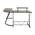 thumbnail image 3 of Pemberly Row Bureau d'Ordinateur de Jeu en Métal Acier en Forme de L, Noir, 3 of 8