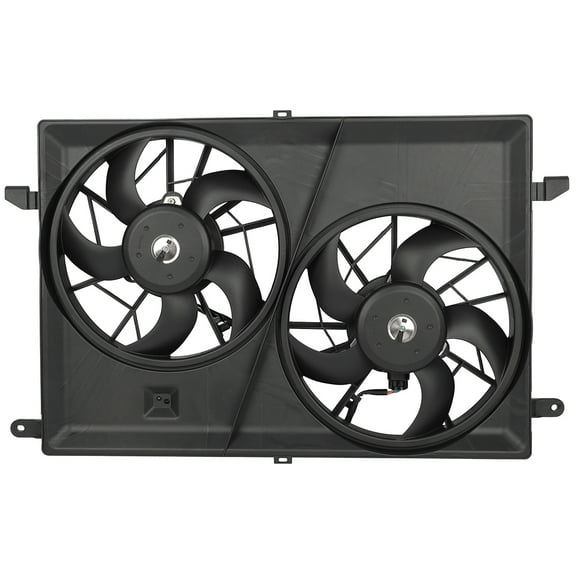 CCIYU Radiator or Condenser Cooling Fan Fit for 2007 2008 2009 2010 2011 2012 2013 2014 2015 2016 2017 for Buick Enclave Traverse GMC Acadia Saturn Outlook