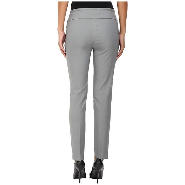 Lisette L - Lisette L Montreal Solid Magical Lycra Ankle Pants Brushed Nickel - Walmart.com