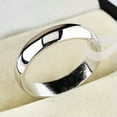 thumbnail image 5 of K-KED Unisex Stunning Stainless Steel Silver High Polished Wedding Band Ring USA.-6, 5 of 9
