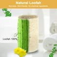 thumbnail image 2 of EEEkit Loofah Shower Back Scrubber, Long Handle Natural Luffa Exfoliating Bath Brush for Men Women Remove Dead Skin, 2 of 7