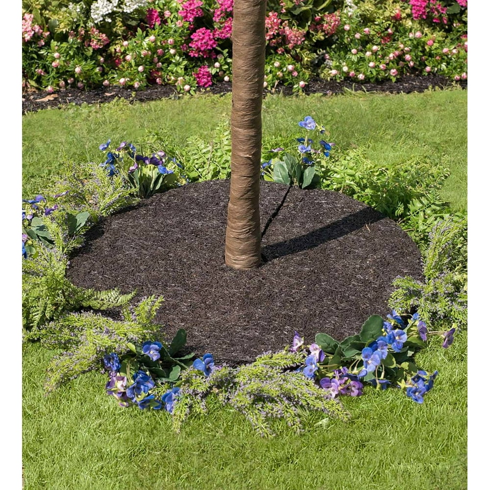 Permanent Mulch Recycled Rubber Tree Ring