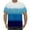 Blue, variant on WAENQINLA Men's Tie Dye T-Shirt Big and Tall Gradient Color Short Sleeve T-Shirt Summer Casual Crew Neck Loose Fit Tee Shirts