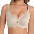 thumbnail image 1 of Supportive Wireless Bra for Everyday Comfort with Full Coverage and Seamless Cups for Lift and Shape – Soft Underwire Design for Daily Wear, 1 of 7