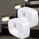 thumbnail image 1 of Pir led night light 2 pack auto on off wall motion sensor safe for stairs hallway bathroom kitchen wardrobe, 1 of 4