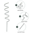 thumbnail image 4 of 6 Pack Spiral Garden Stakes - 2025 Tomato Stake Set for Climbing Plants, Heavy Duty Metal Rods for Tomatoes/Vines, Adjustable Plant Support Cages for Potted Vegetables & Flowers, 4 of 8