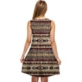 thumbnail image 4 of Ovzne Robes pour Femmes Robe de Plage Robe Décontractée pour Femmes Grande Taille Sans Manches à Col Rond Robe Courte à Rayures Robe de Printemps Liquidation, 4 of 5