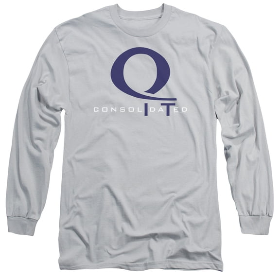 Arrow Queen Consolidated Long Sleeve T-Shirt Adult 18/1 Silver