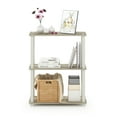 thumbnail image 5 of Furinno Durable 11.4 W x 23.6 D x 29.6 H 3-Shelf Freestanding Shelving Unit, Sonoma Oak and White, 5 of 5