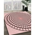 thumbnail image 3 of Ahgly Tapis Rectangulaire Lavable en Machine Intérieur Transitionnel Rose Clair, 2 Pieds x 4 Pieds, 3 of 7