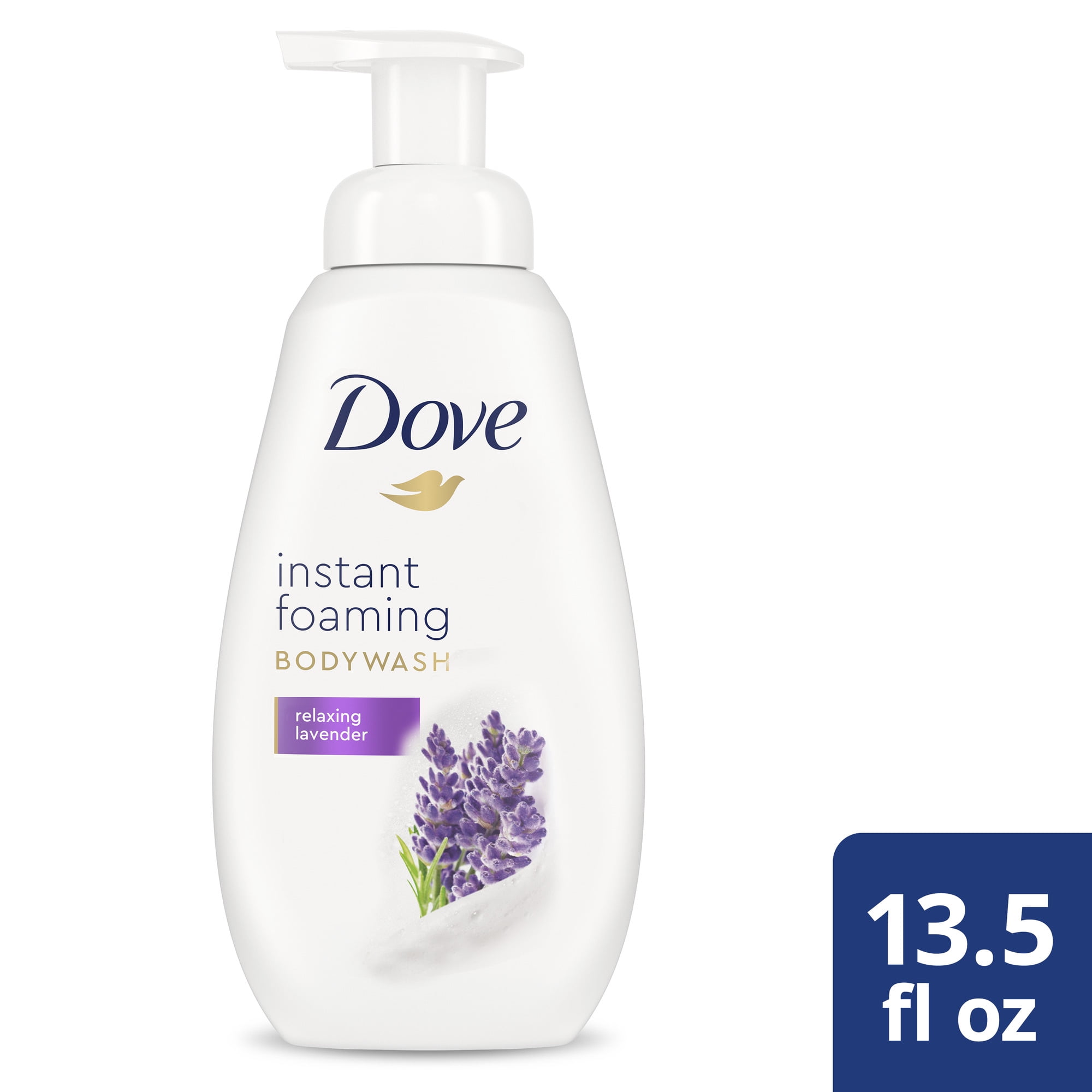 Dove Foaming Body Wash Relaxing Lavender 13.5 oz Walmart.com