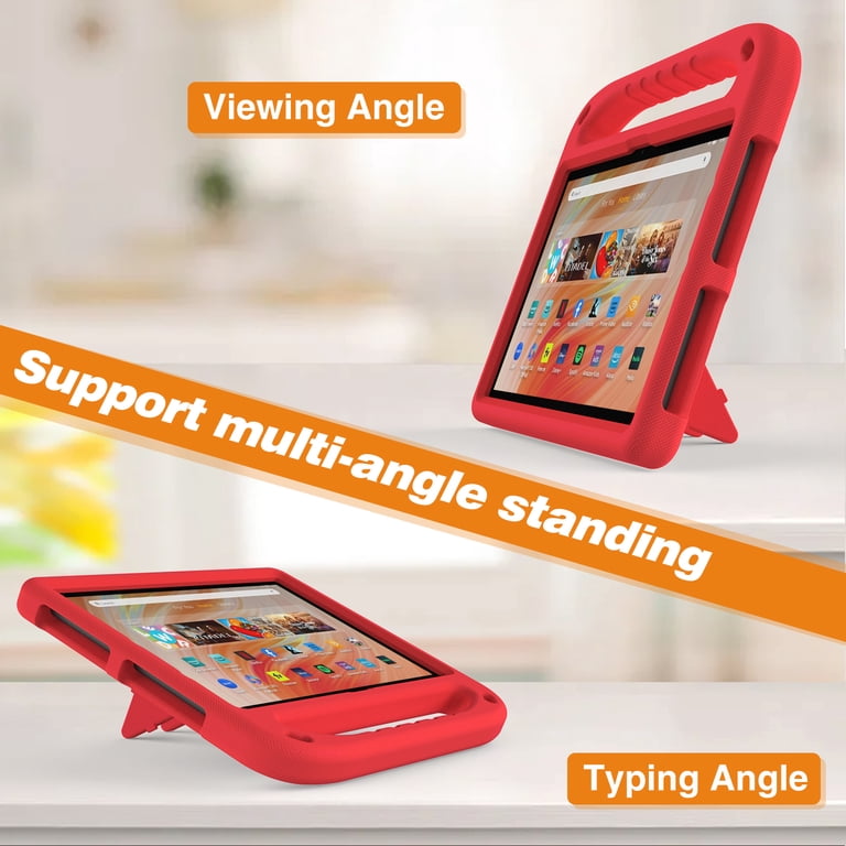 Custodia Per Bambini Per Amazon Fire HD10 E HD10 Plus 13a/11a Generazione, Con Maniglia E Supporto, EVA