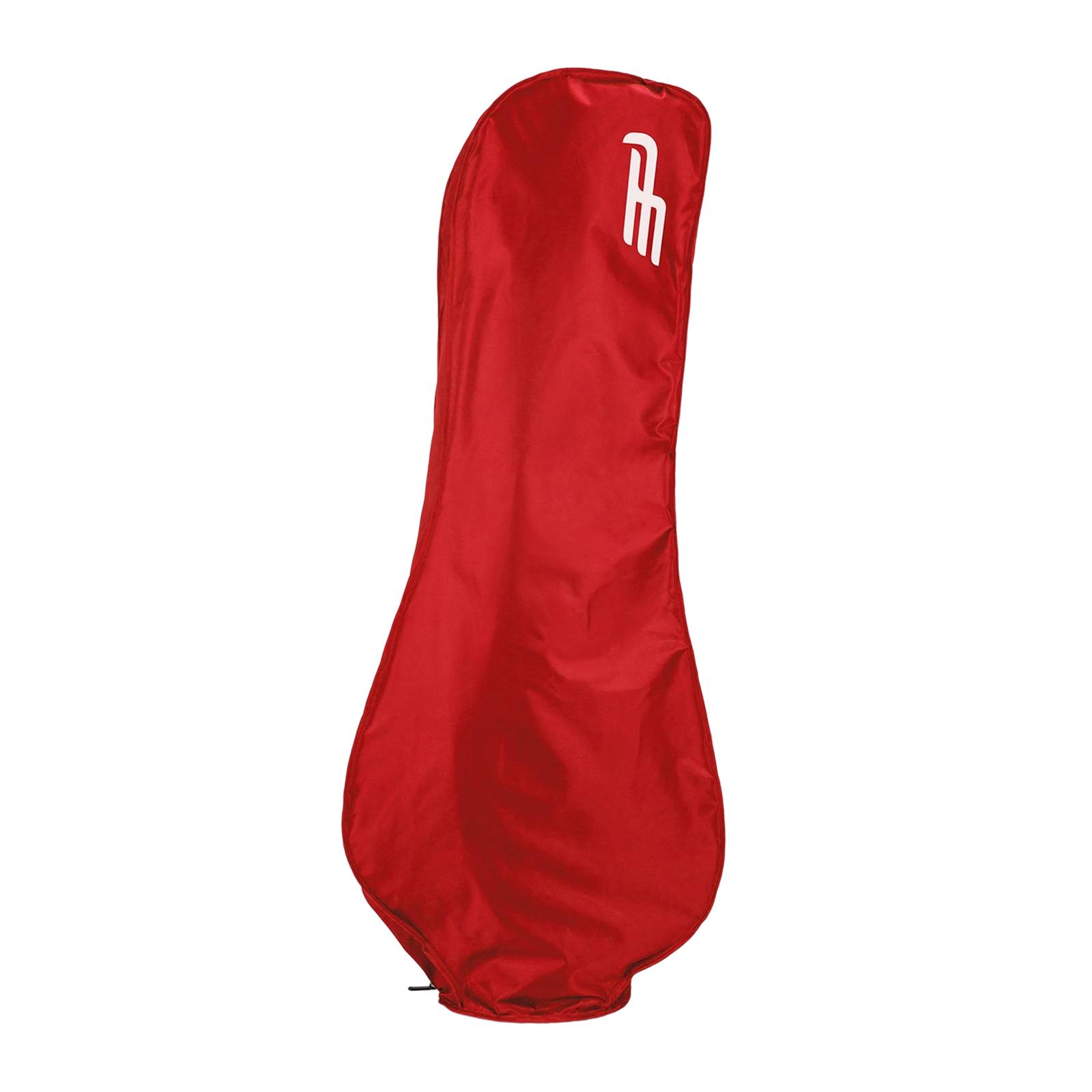 Rain Protection Cover Pouch Women Men Golfer with Handle Golf Bag Rain Cover Red