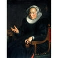 thumbnail image 2 of Joachim Wtewael 19x24 Gold Ornate Framed and Double Matted Museum Art Print Titled - Portrait of Christina Wtewael Van Halen (1568-1629), 2 of 4