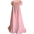 thumbnail image 2 of Regency Dress Jane Austen Vintage Dress High Waistline Tea Gown, 2 of 4