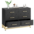 thumbnail image 4 of Ourlova Commode à 6 Tiroirs pour Chambre à Coucher, Meuble Télé Commodes Commode pour Salon Couloir Entrée, 4 of 8