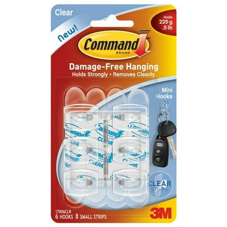 

Command Mini Hooks (Pack of 6)