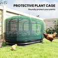 thumbnail image 4 of JWRWEFA Raised Garden Bed Kit 6x3 ft with Protective Crop Cage, Outdoor Planter Box, Irrigation System, Easy-Zip Access, Galvanized Steel, Dark Gray, 4 of 11