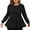 Black, variant on Women Ribbed Puff Sleeve Tops Casual Crew Neck Peplum Pullover Plus Size Solid Comfy Stretchy Sweater, Purple S